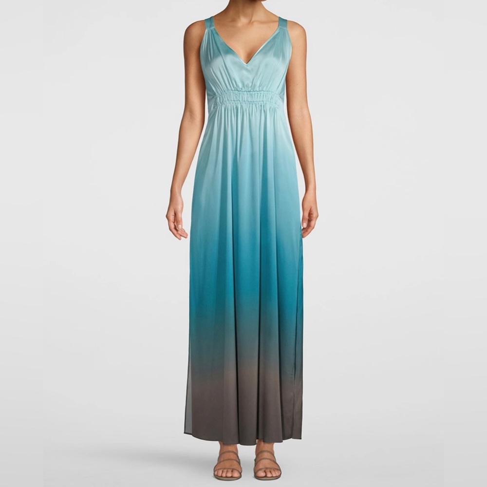 White House Black Market Ombré Maxi Dress! - Picture 4 of 10